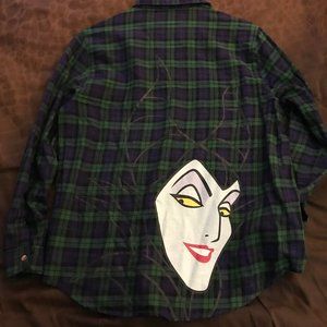 Cakeworthy Maleficent Flannel - MEDIUM